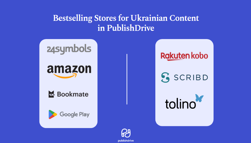 bestselling stores for Ukrainian content
