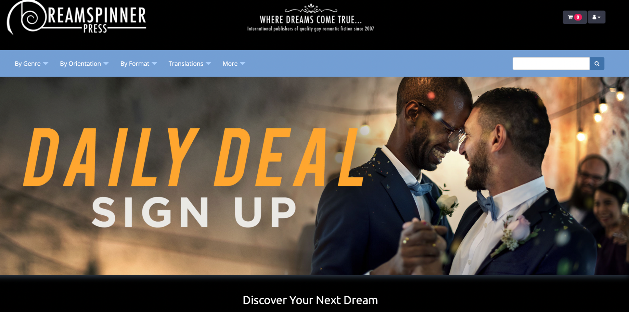 Dreamspinner Press romance publisher