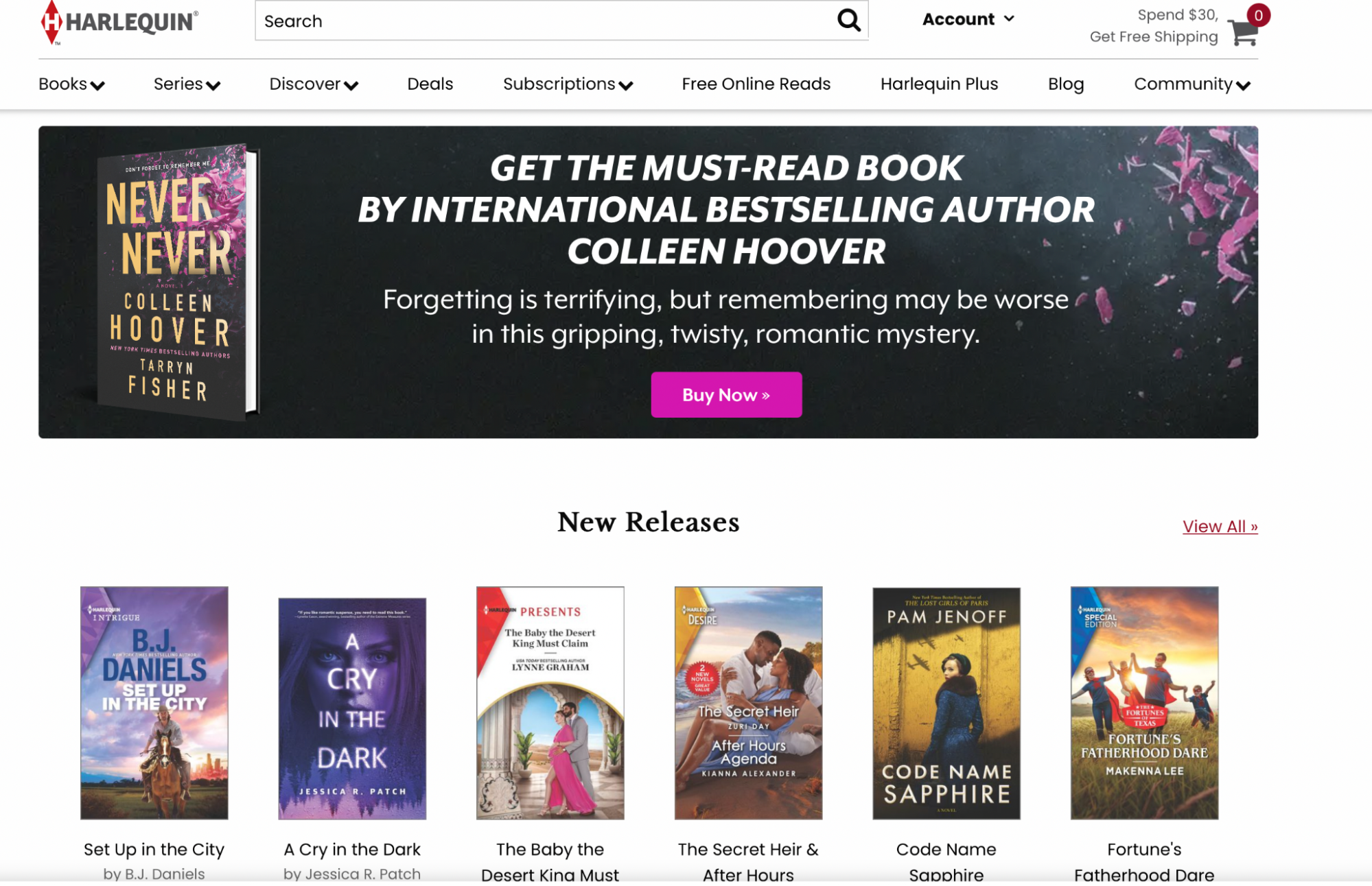 Harlequin romance publisher